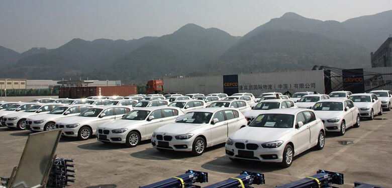 BMW Unloading in China