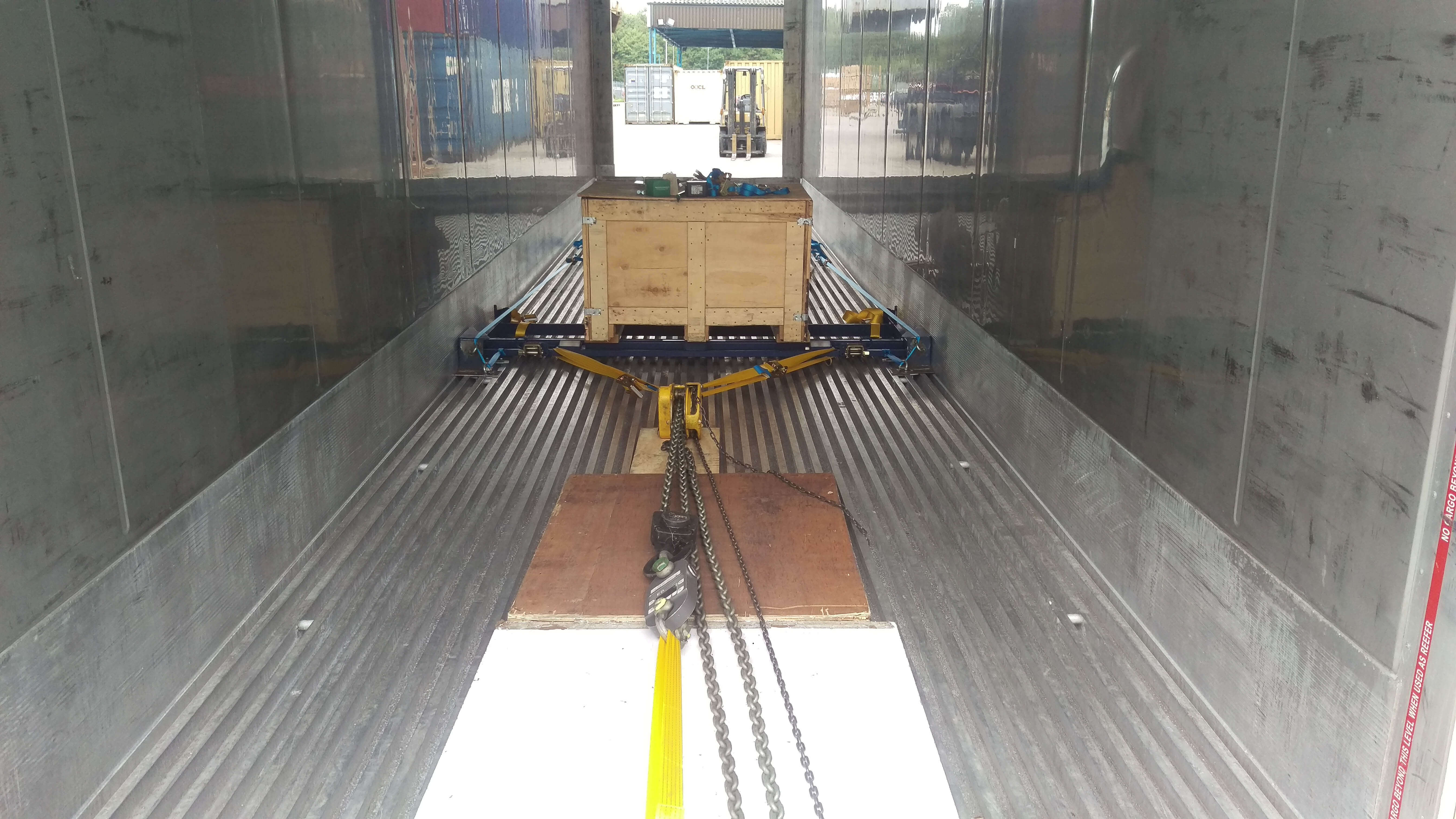 DL-RAK Tested for use in Non-Operating Reefers to replace wooden pallets